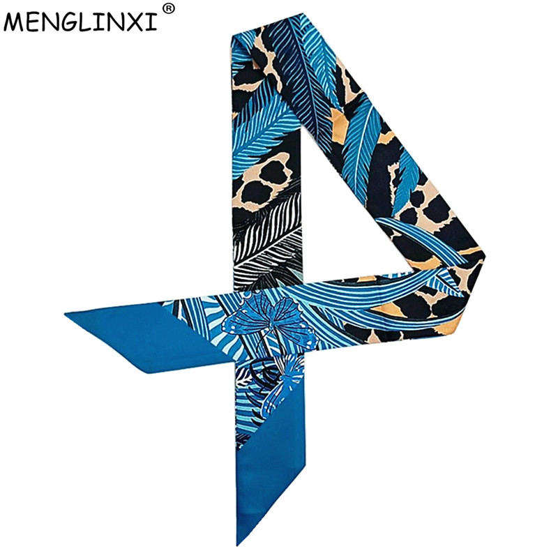 Luxury Bags Women Brands - Leopard Butterfly Print New Skinny Scarf