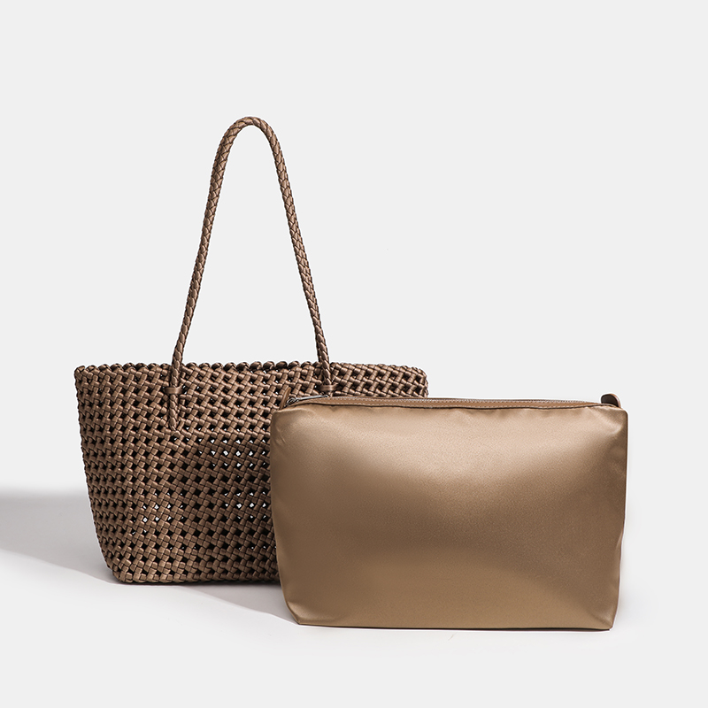 Luxury Bags Medium Size - Nylon Bucket Bag Women Shoulder Strap