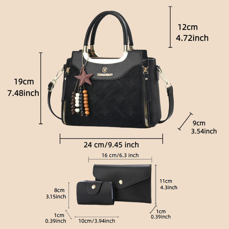 Stylish women's handbag, solid - Luxury Bags & Leather Repair Of Atlanta Reviews recension och pris