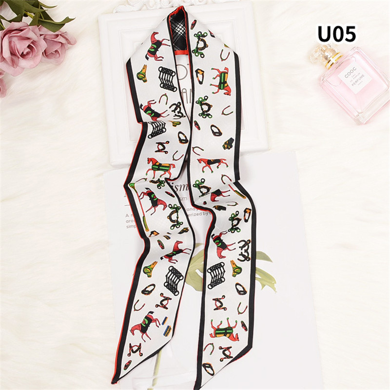 Horse Plaid Skinny Scarf Women - Luxury Bags Women Brands recension och pris