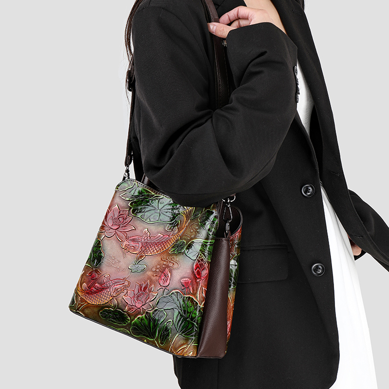 Retro Handbag Women Shoulder B - Luxury Bags Medium Size recension och pris