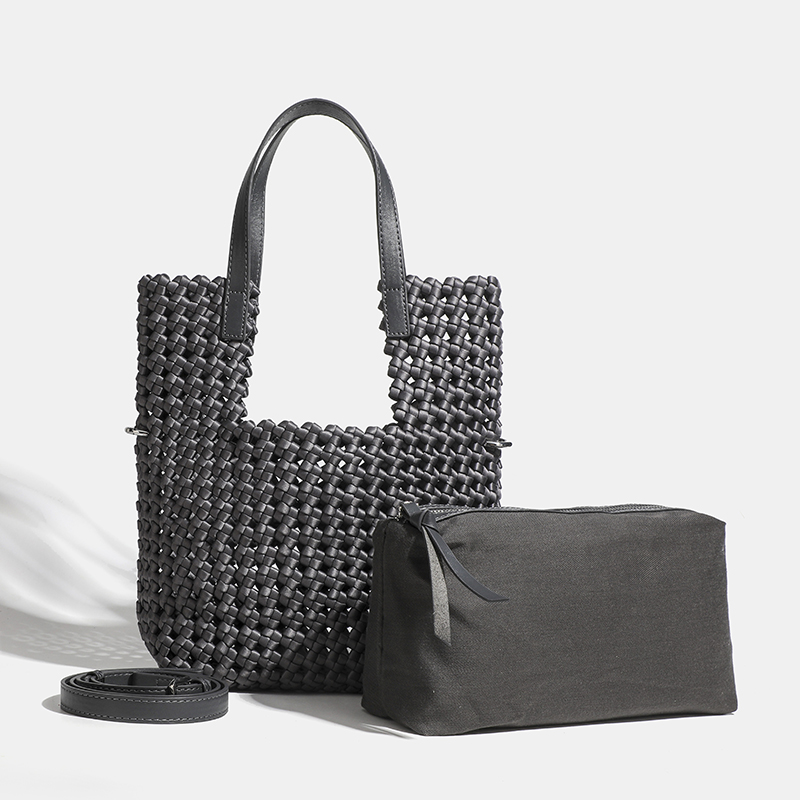 Luxury Neoprene Woven Tote Han - Luxury Bags Medium Size recension och pris
