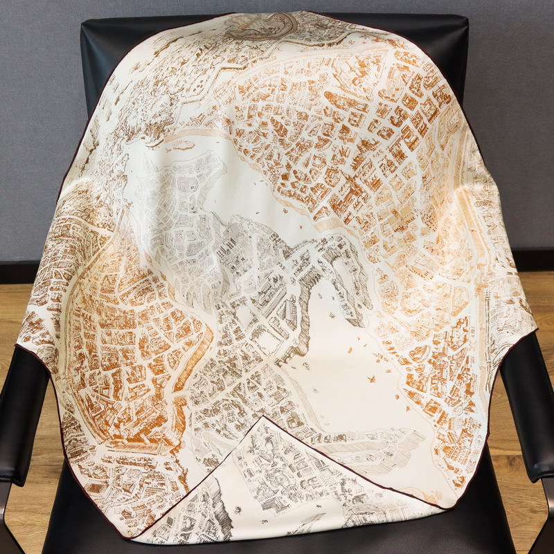 18MM Silk Scarf Women Double s - Luxury Bags Design recension och pris