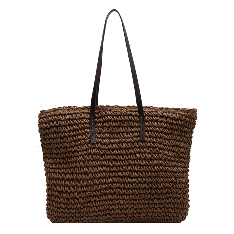 Straw Woven Tote Bags Casual L - Luxury Bags Tote recension och pris