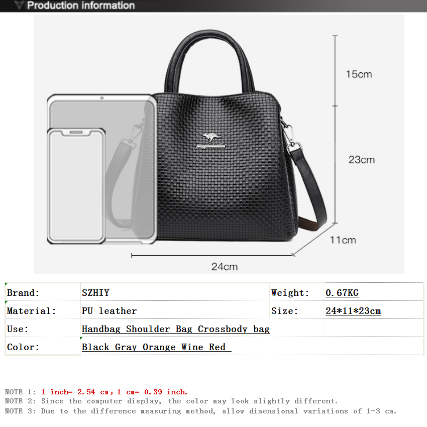 Luxury Handbag for Women Offic - Luxury Bags Medium Size recension och pris