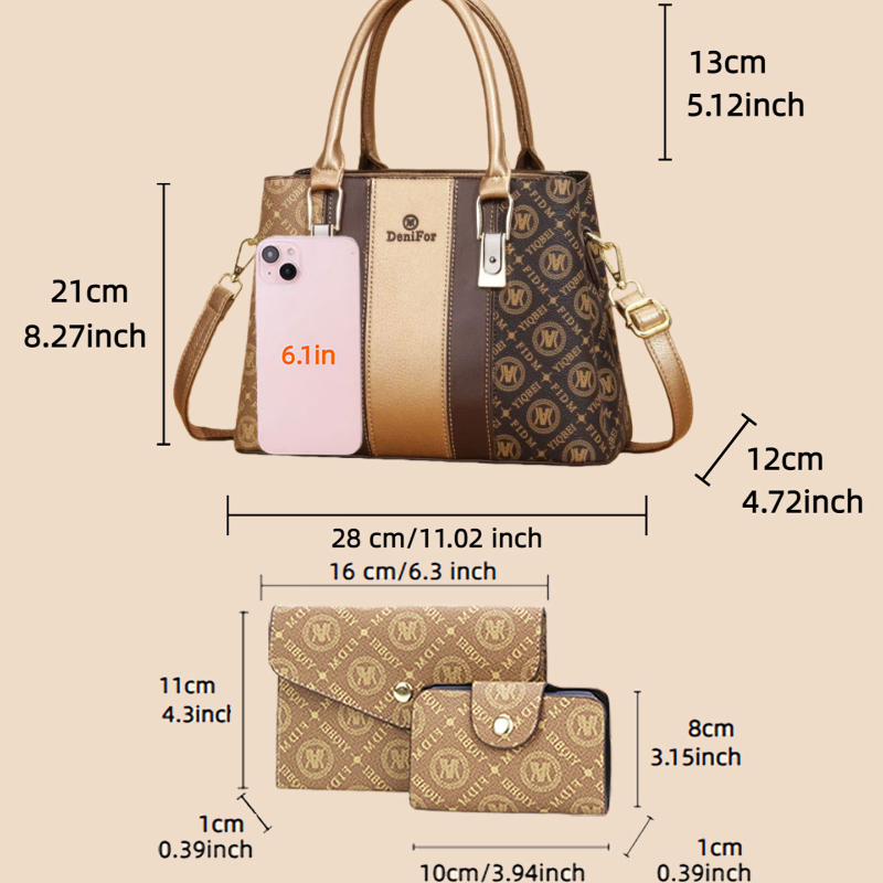 3-piece set of women's handbag - Luxury Bags & Leather Repair Of Atlanta Reviews recension och pris