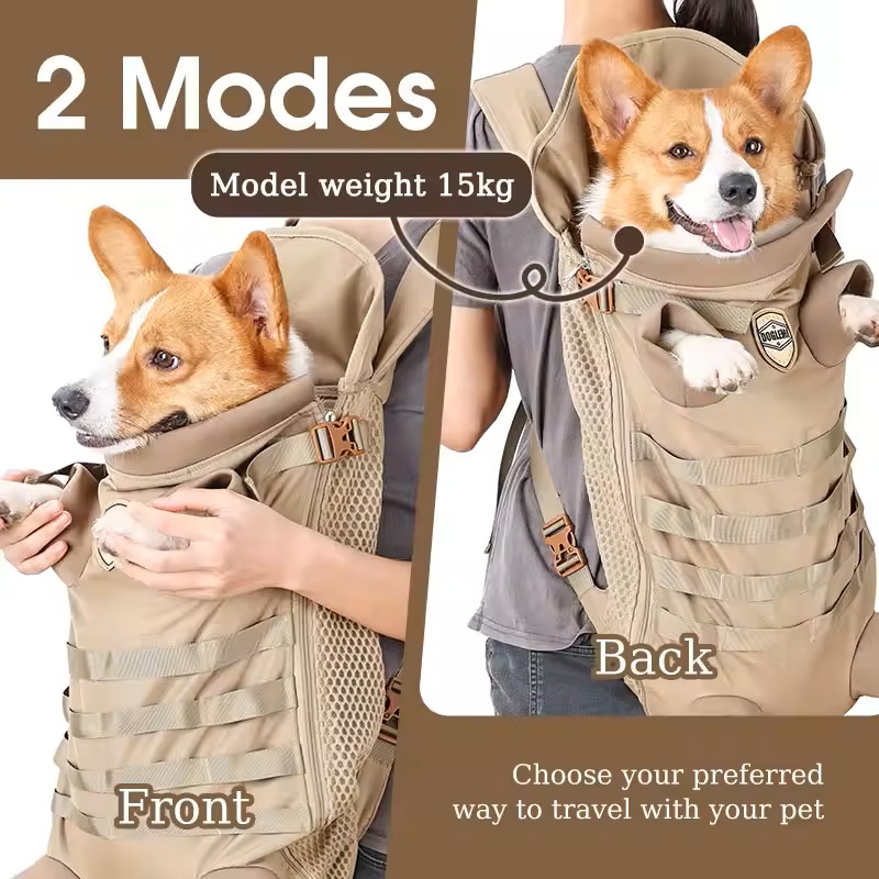 Portable Front Dog Backpack De - Luxury Bags Medium Size recension och pris